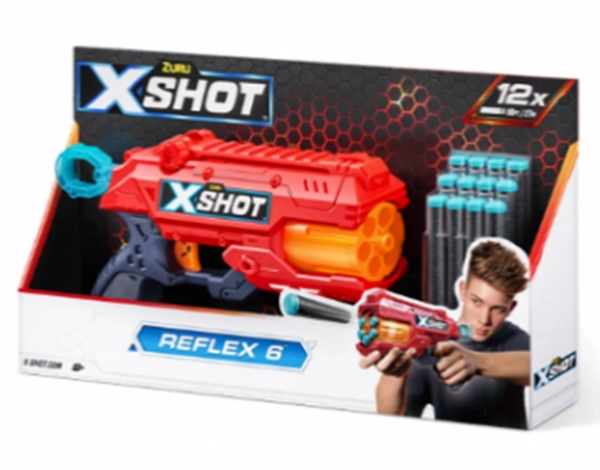 Pistole X-Shot Reflex 6 (12 šipek)