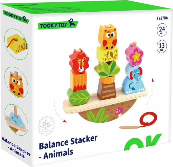Tooky Toy Balancující zvířátka