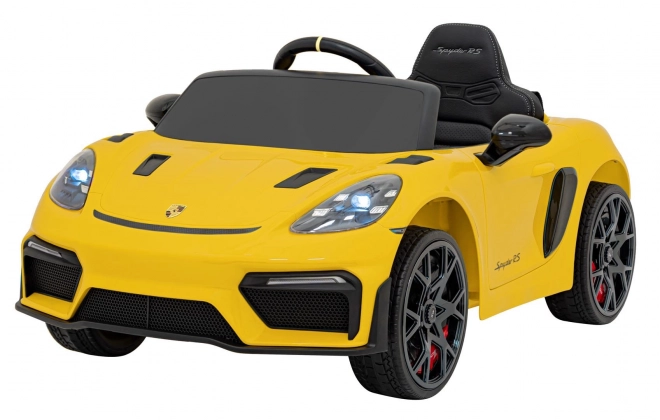 Dětské auto Porsche 718 – Žluté