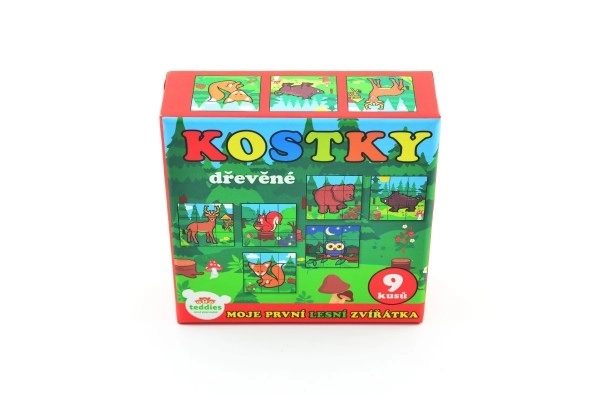Kostky Kubus Moje První Zvířátka Dřevo