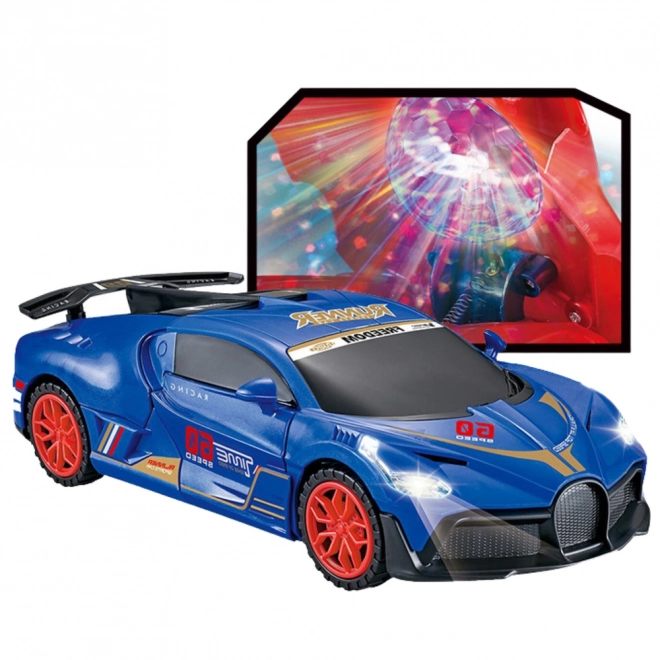 Interaktivní sportovní auto s LED efekty