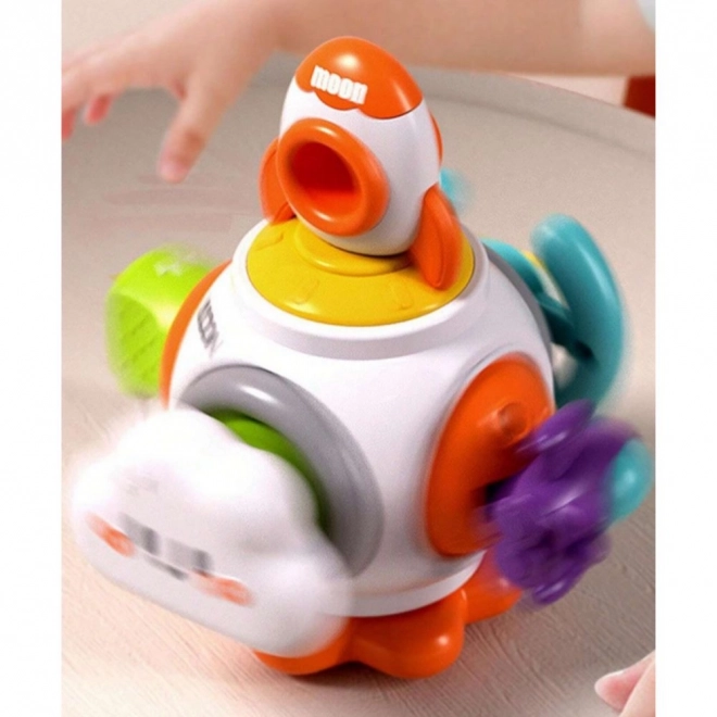 Kosmická raketa Montessori 6v1 pro děti od 18 měsíců