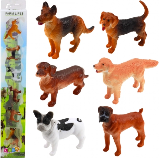 Sada mini figurek psů