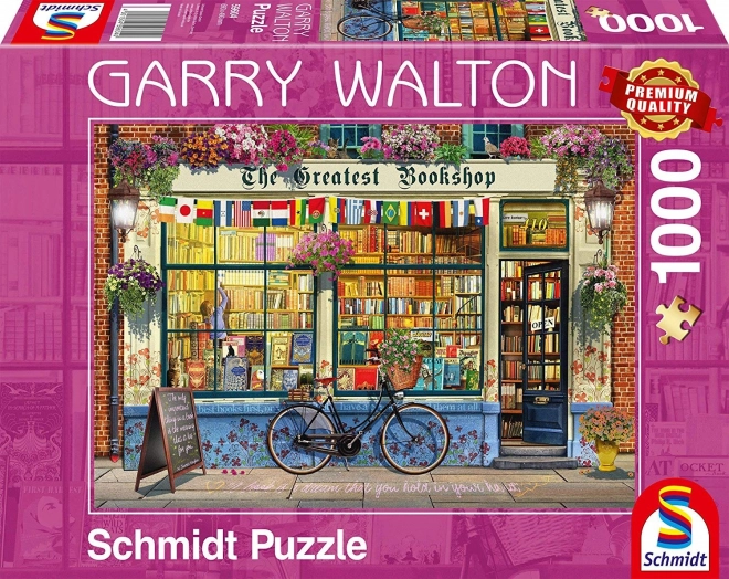 Schmidt puzzle knihkupectví 1000 dílků