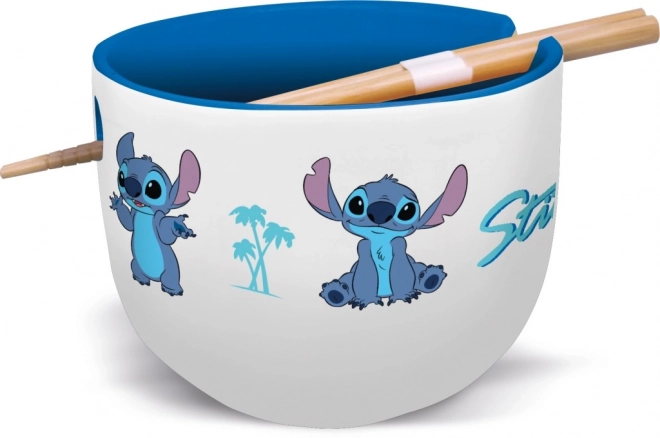 Stitch Ramen miska a hůlky dárkový set