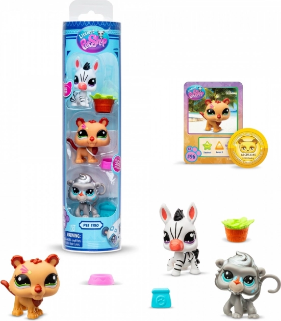 Figurky Littlest Pet Shop Tuba 3-pak