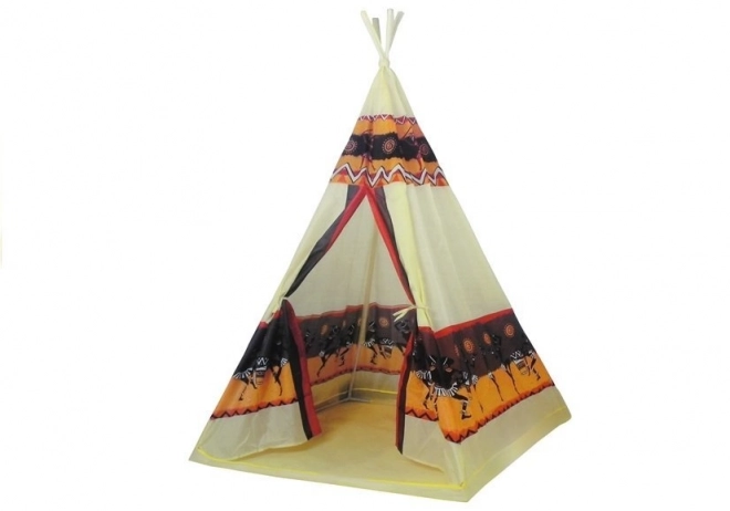 Indiánský stan Tipi + 60 míčů 155 cm