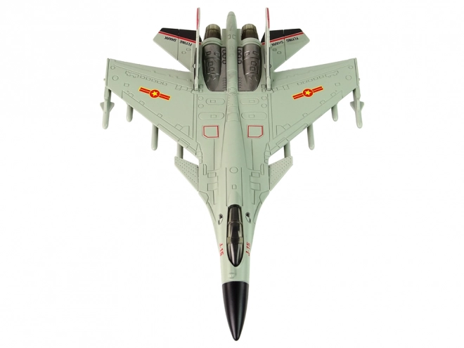 Fricční pohon stíhacího letadla v měřítku 1:72 šedé
