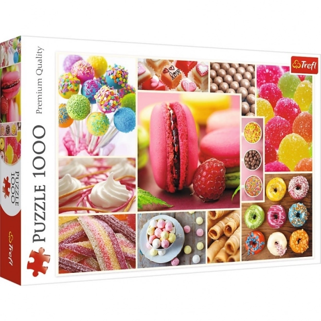 Puzzle 1000 prvků Candy - koláž