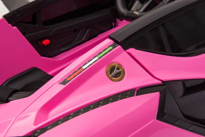 Lamborghini SIAN dětské auto na baterii s ovladačem – Růžové