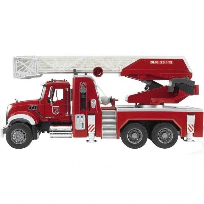Bruder Nákladní auto MACK Granit požární žebřík
