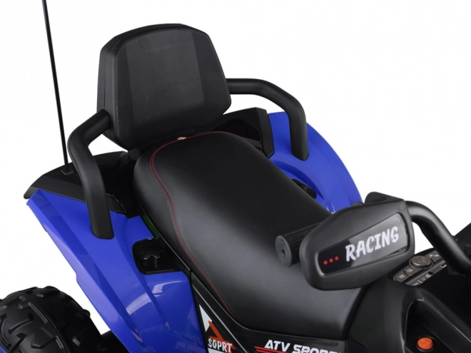 Velky akumulátorový čtyřkolka pro děti 4x4 modrá