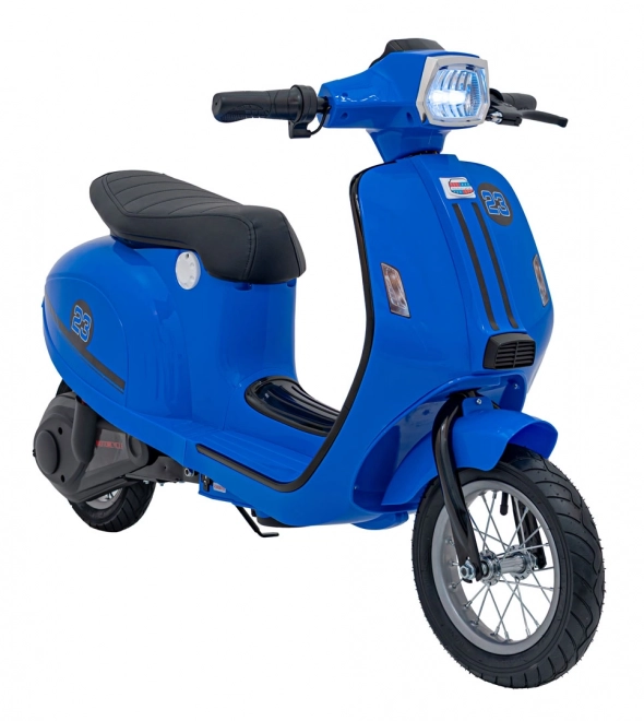 Dětský elektrický skutr Retro 23 modrý