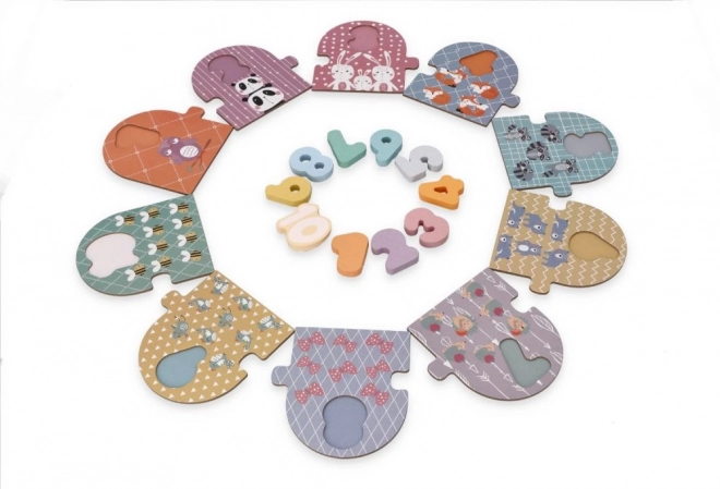 Počítací puzzle 1-10