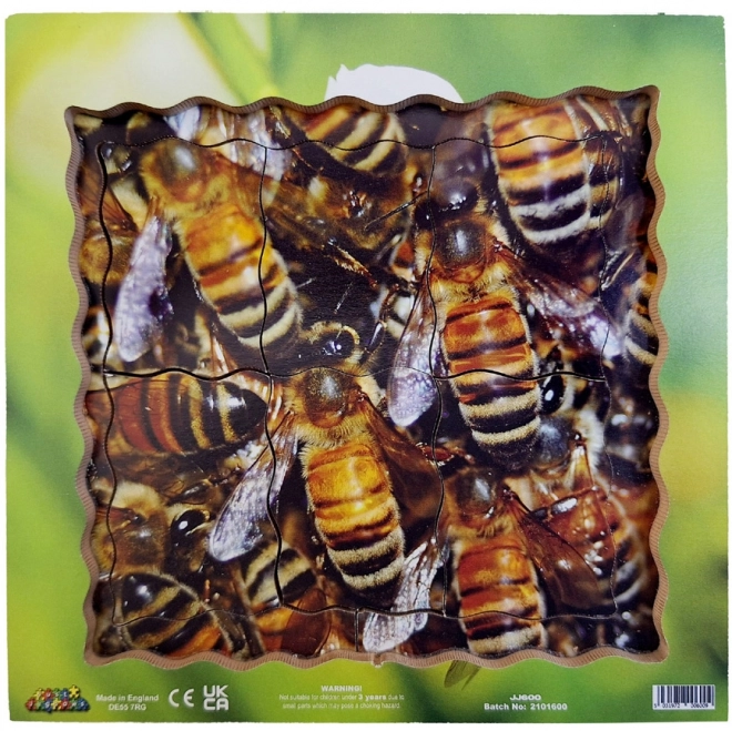 Just Jigsaws 600 Včela – dřevěné vrstvené puzzle