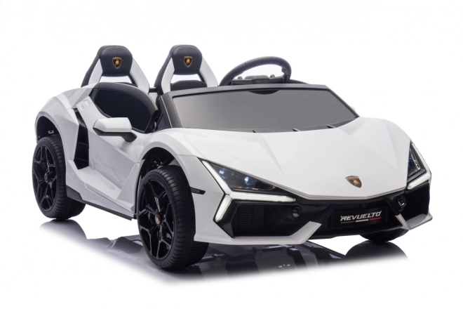 Dětský elektrický vůz Lamborghini Revuelto XL bílý