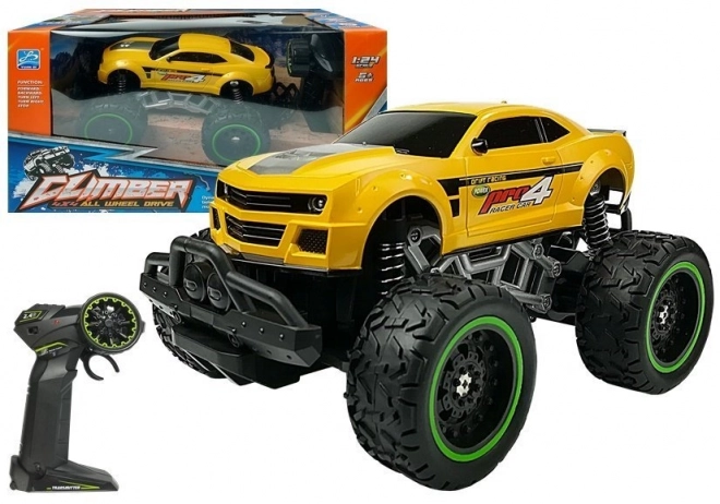 Dálkově ovládané R/C 6,5 km/h s vysokými koly – žluté