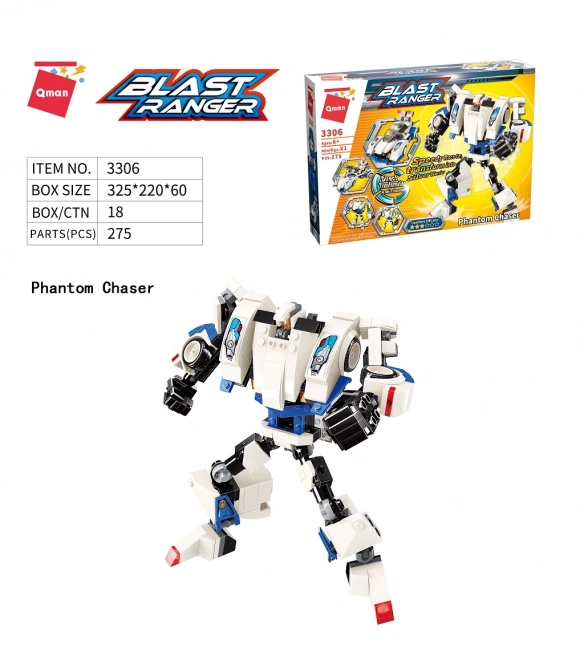 Qman Blast Ranger 3306 Phantom Chaser Stavebnice