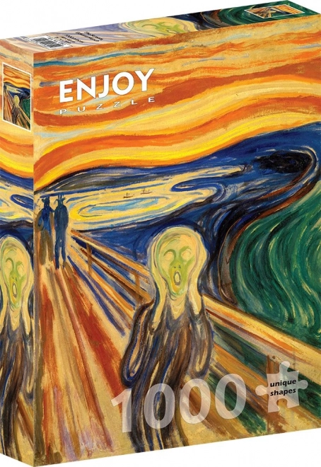 Puzzle Edvard Munch: Výkřik 1000 dílků