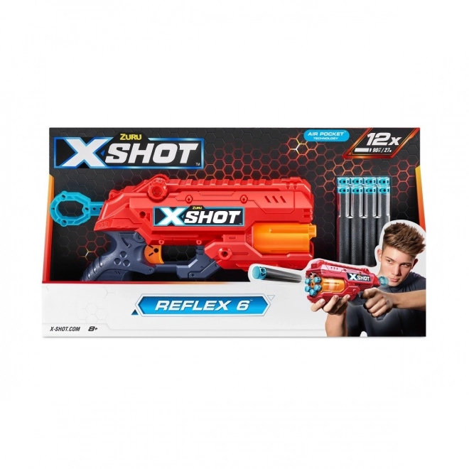 Pistole X-Shot Reflex 6 (12 šipek)