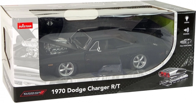 Auto na dálkové ovládání Dodge Charger 1:16 černé
