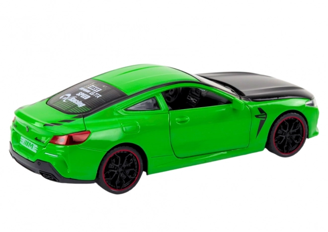 Sportovní auto 1:24 s třecím pohonem a otevíracími prvky