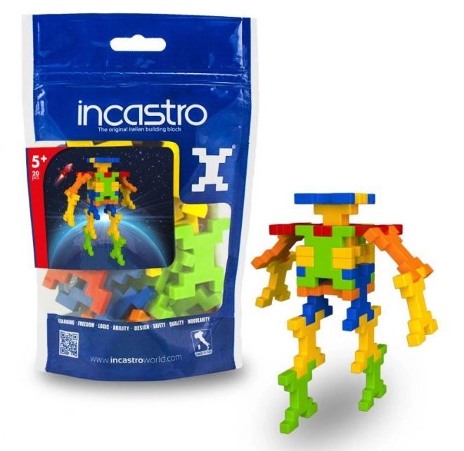 Incastro sáček Robot Tino - 20 dílků