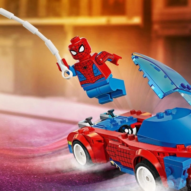 Super Heroes Spider-Man a Zelený Goblin závodní auto