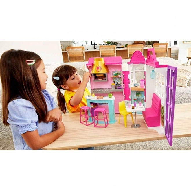Barbie restaurace herní set