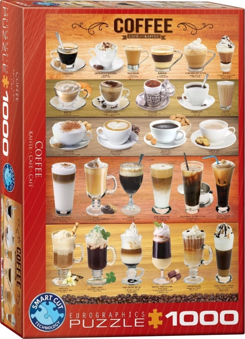 EUROGRAPHICS Puzzle Káva 1000 dílků
