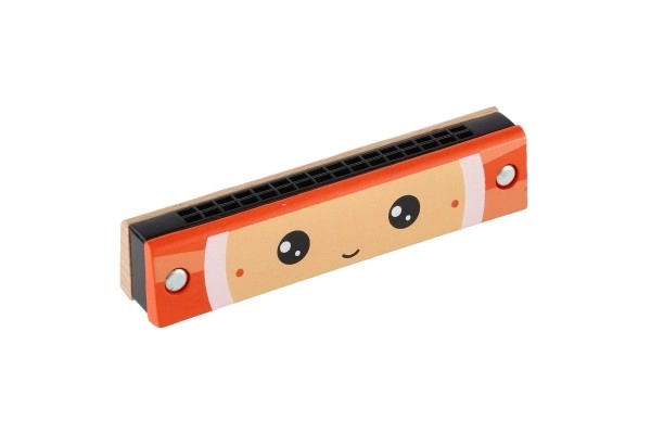 Dřevěná dětská harmonika 13 cm