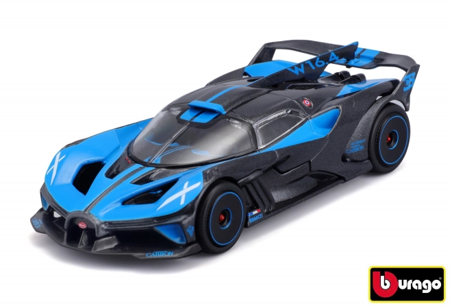 Kovový model závodního auta Bburago Bugatti Bolide