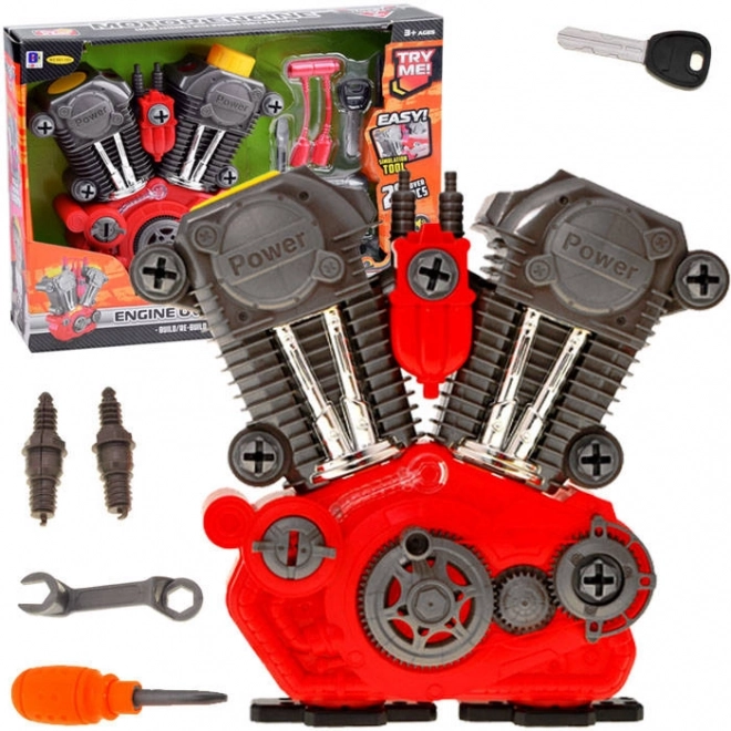 Rozebíratelný motor pro malé mechaniky