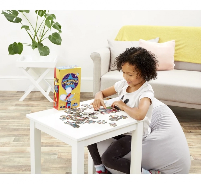 Dětské puzzle Superhero City 36 dílků