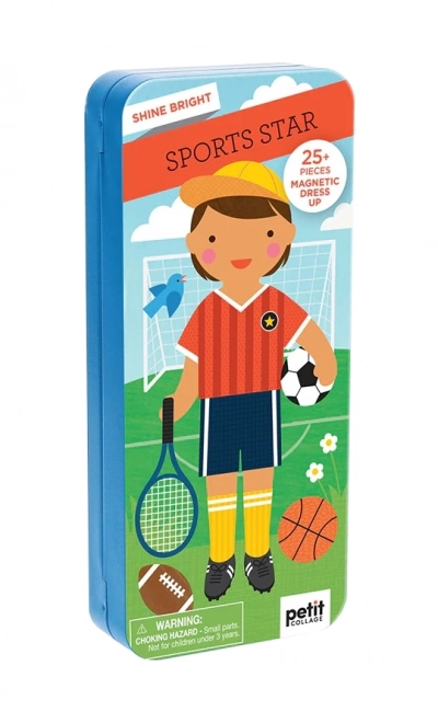 Magnetické puzzle pro děti – Sportovec