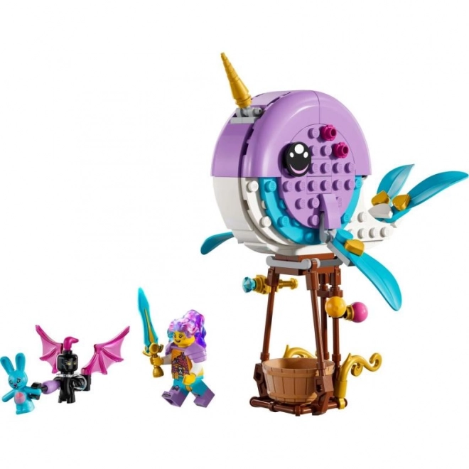 LEGO® DREAMZzz™ 71472 Izzie a její horkovzdušný balón ​ve tvaru narvala