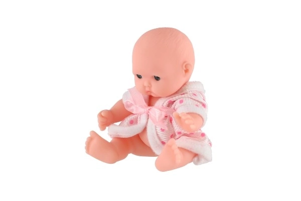 Miminko panenka pevné tělo plast 12cm 3druhy 12ks v boxu