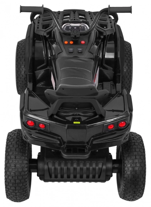 Dětská čtyřkolka ATV Air battery quad Black + nafukovací kola + rádio MP3 + pomalý start