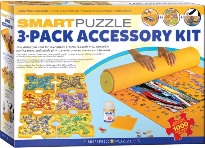 EUROGRAPHICS Sada příslušenství pro skládání puzzle 3v1