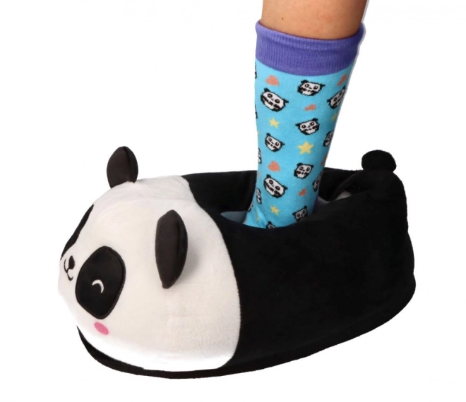Plyšové pantofle Pandastic