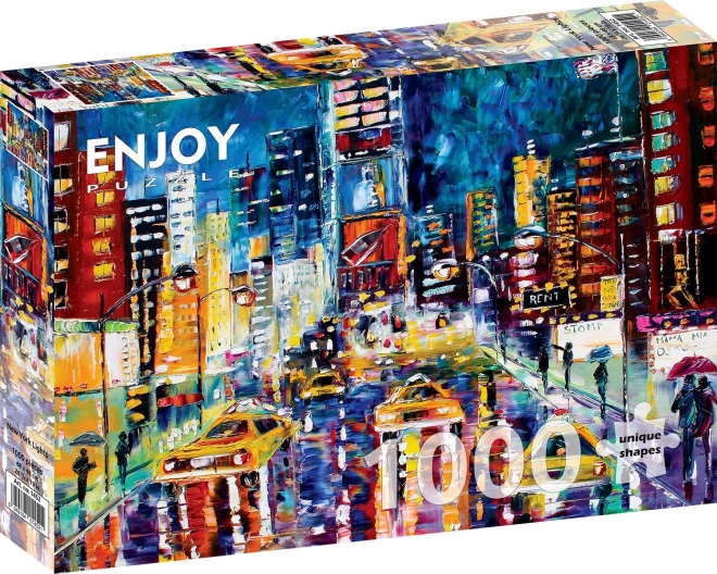 Užijte si puzzle Světla New Yorku - 1000 dílků
