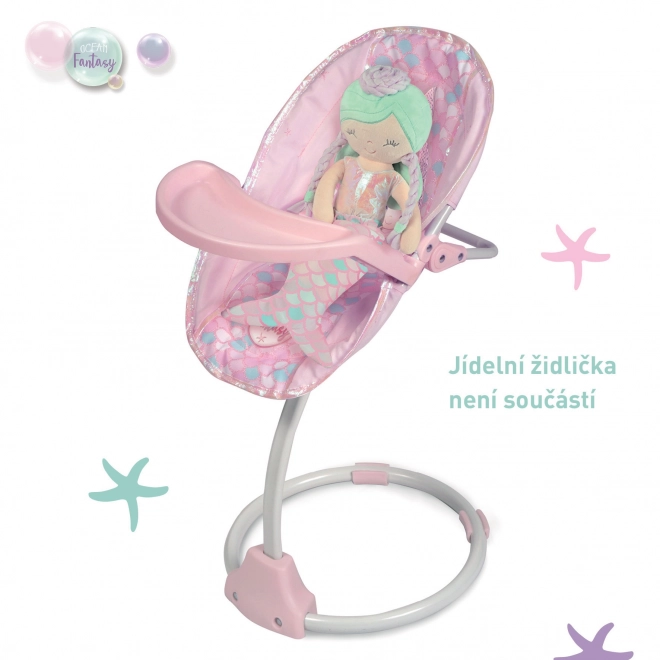 Plyšová panenka Ocean Fantasy - 36 cm s kolébkou