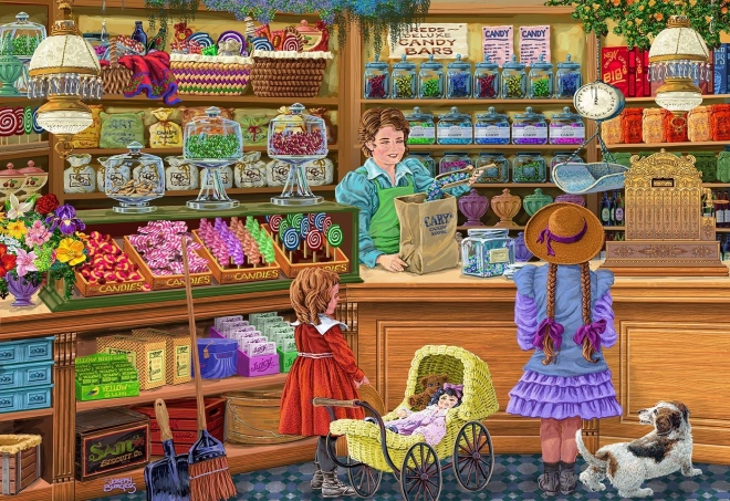 Dřevěné puzzle Sladké dobrodružství