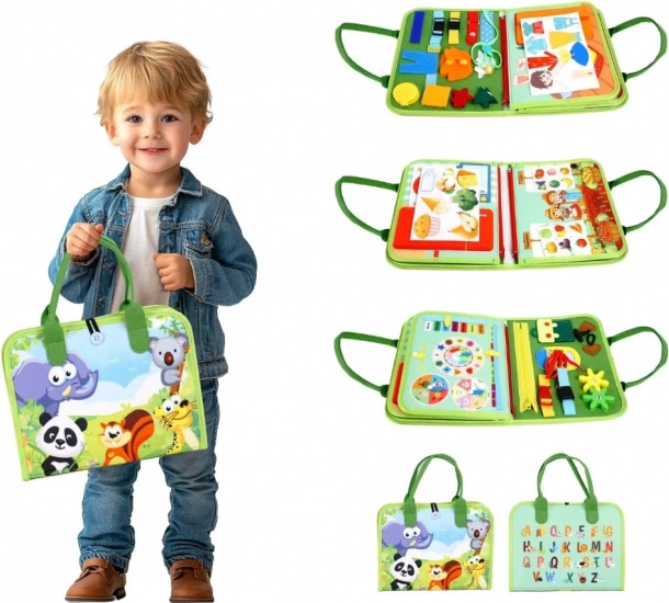 Senzorická busy kniha Safari 2Kids Toys
