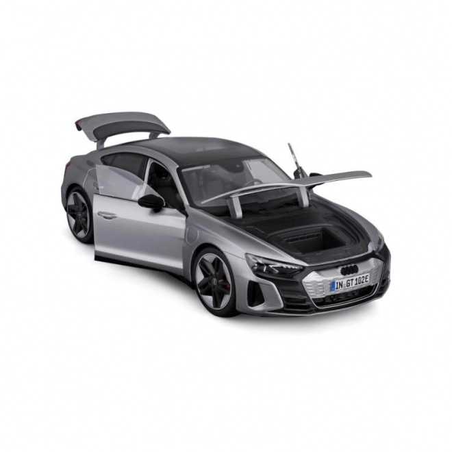 Audi RS E-tron GT stříbrná replika 1:18