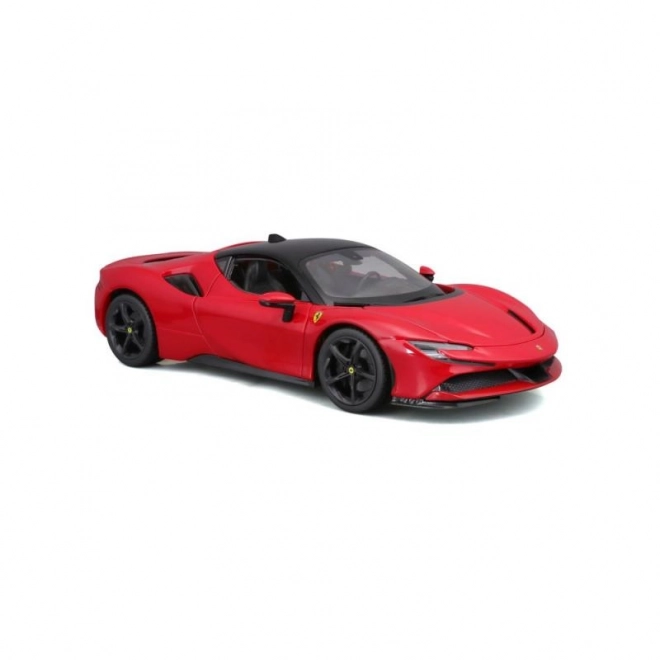 Kovový model Ferrari SF90 Stradale červený 1:18