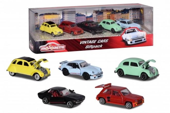 Majorette sada klasických vozů, 5 kusů