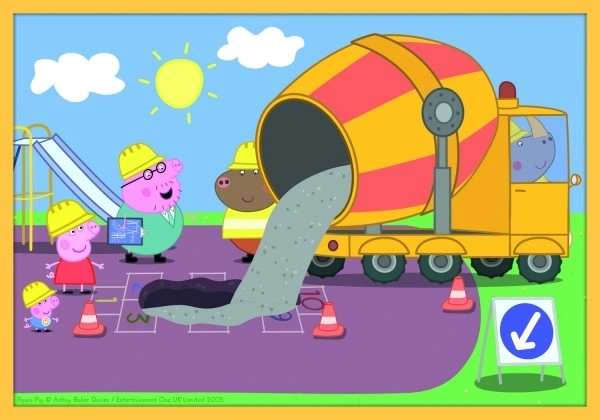Puzzle 10v1 Peppa Pig
