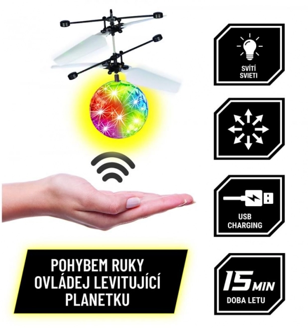 Levitující planetka DRIVERO