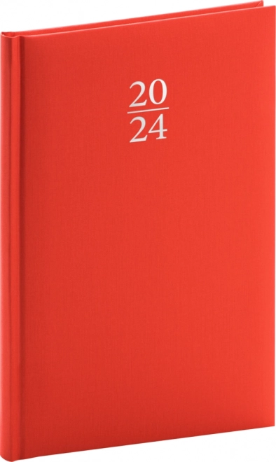 Týdenní diář Capys 2024 červený